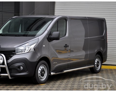 Пороги - трубы "Delux" для Vivaro (2014-...).